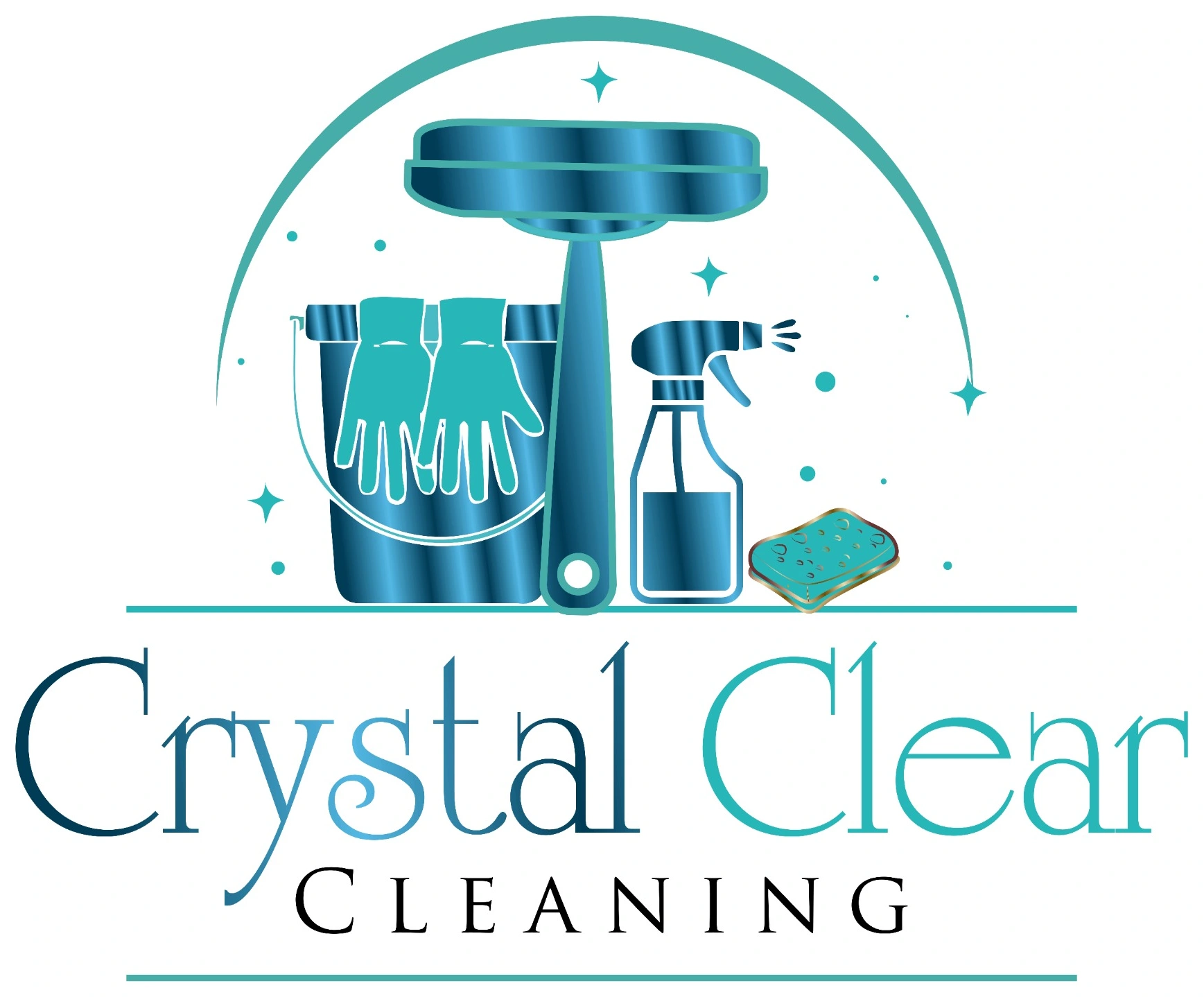 Crystal Clear Cleaning logo